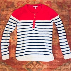 Lilly Pulitzer 1/4 Button Up Sweater